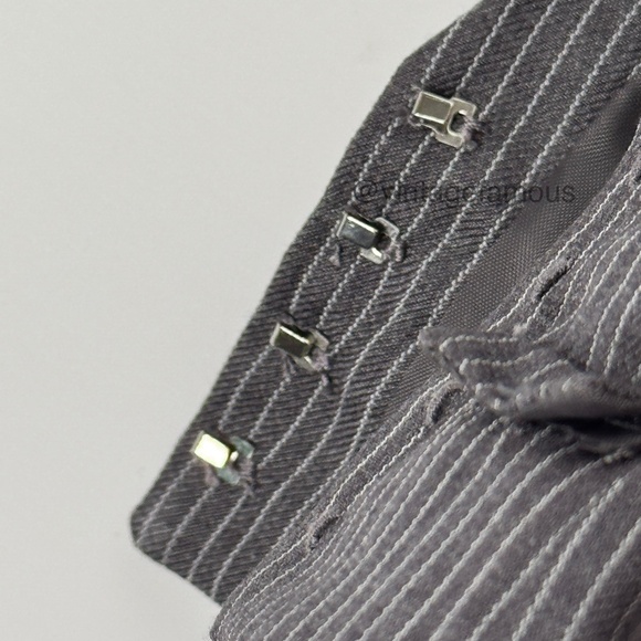 Integrity Toys Pinstripe Jacket Blazer Fashion Royalty Gray Stripes VIP Section - Picture 3 of 5